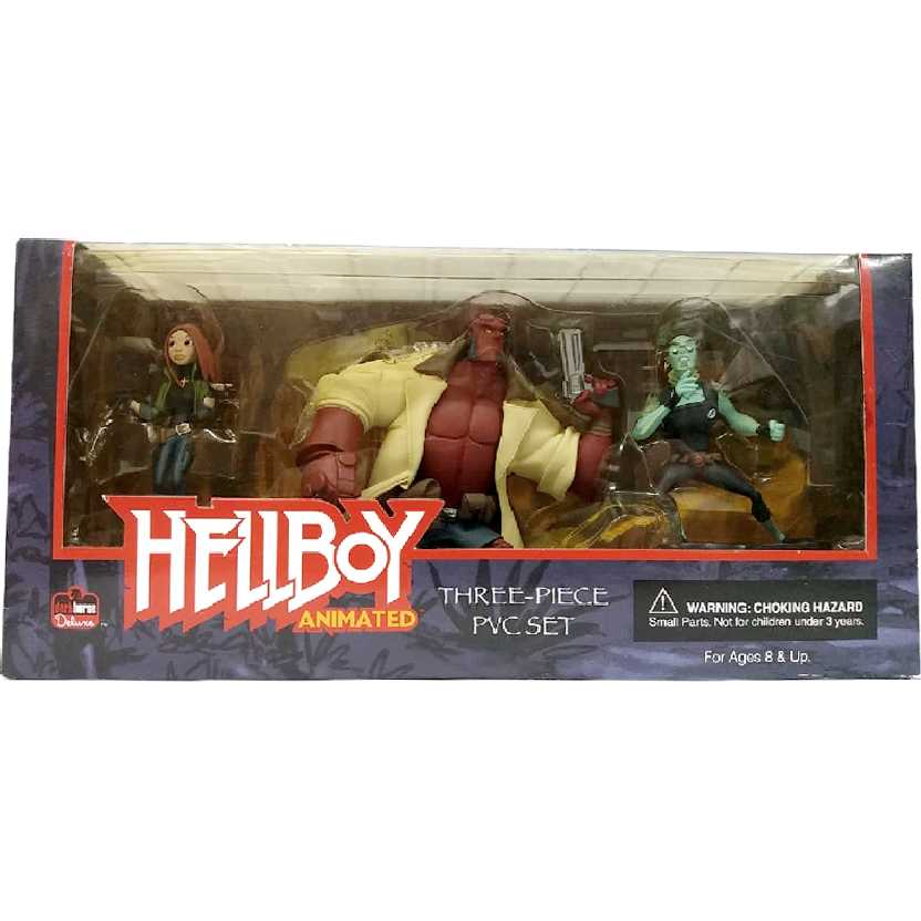 Conjunto Hellboy Animated (Hellboy, Abe Sapien e Liz Sherman) Dark Horse Comics