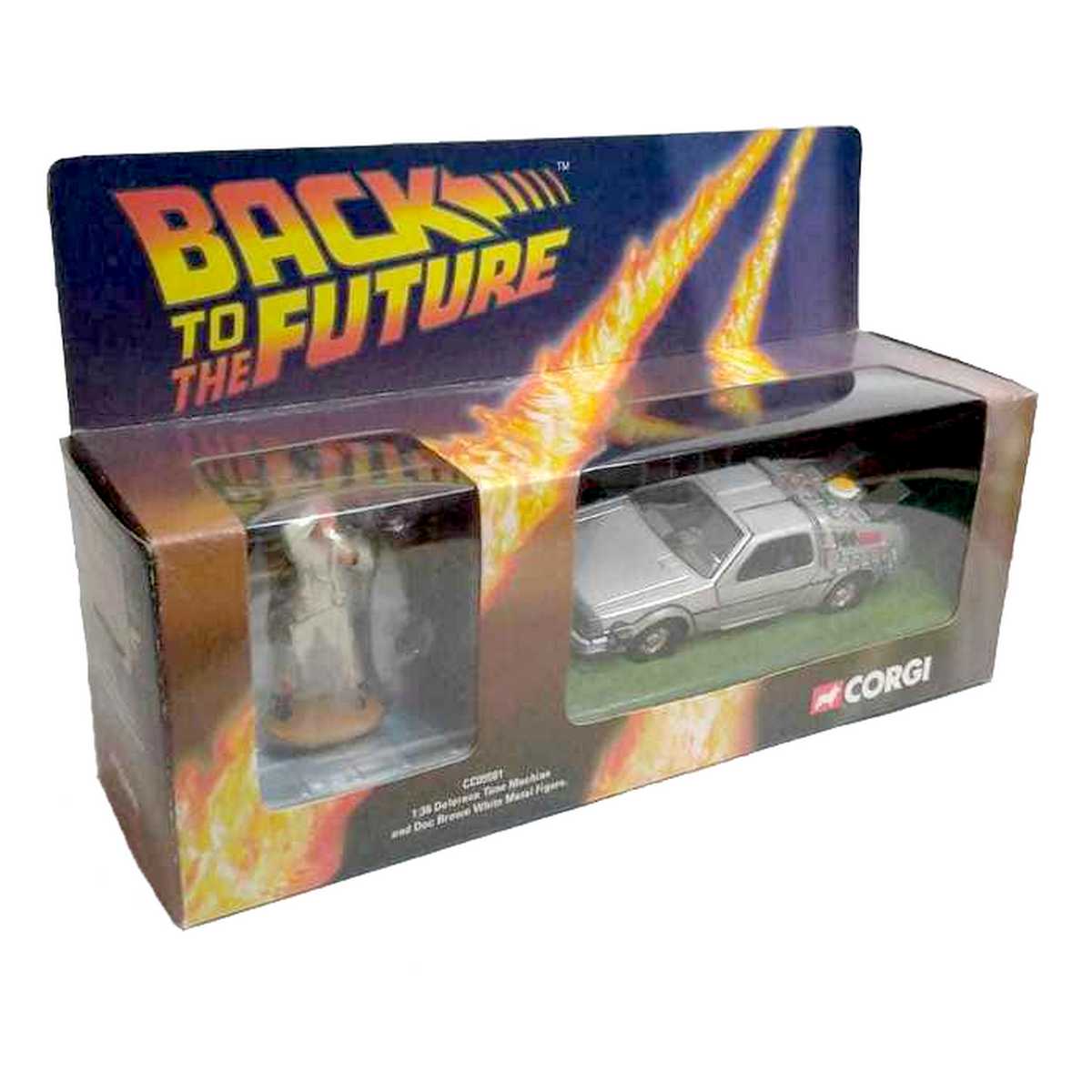 DeLorean c/  Dr. Brown Back To The Future De Volta para o Futuro
