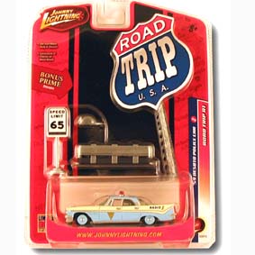 Desoto Police Car + diorama (1959)