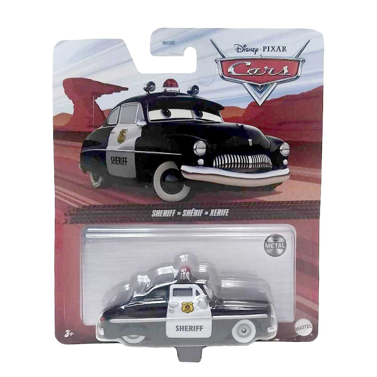 Disney Pixar Carros Xerife Sheriff Cars Sheriffs DXV29 HHV86 escala 1/55