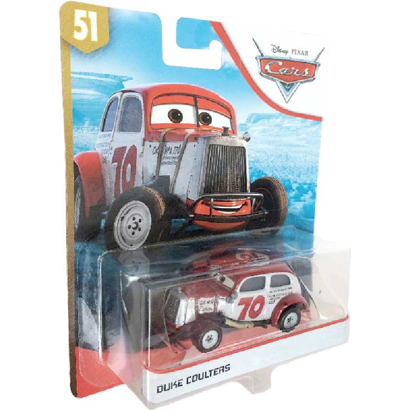 Disney Pixar Cars Carros 3 Duke Coulters número 51 Mattel FLL95 escala 1/55