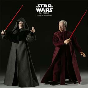 Emperor Palpatine e Darth Sidious (aberto) sem caixa