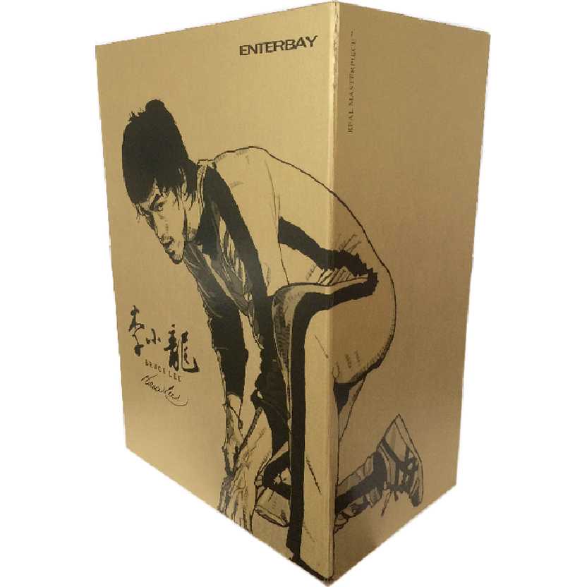 Enterbay Bruce Lee 75th Anniverary 12 Inch Real Masterpiece Action Figure escala 1/6