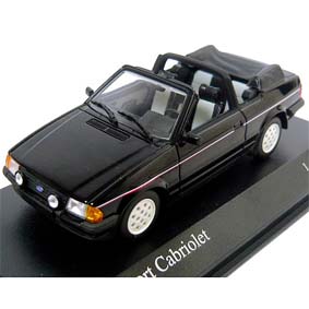 Ford Escort XR3 conversível (1983) Escort III Cabriolet Minichamps escala 1/43