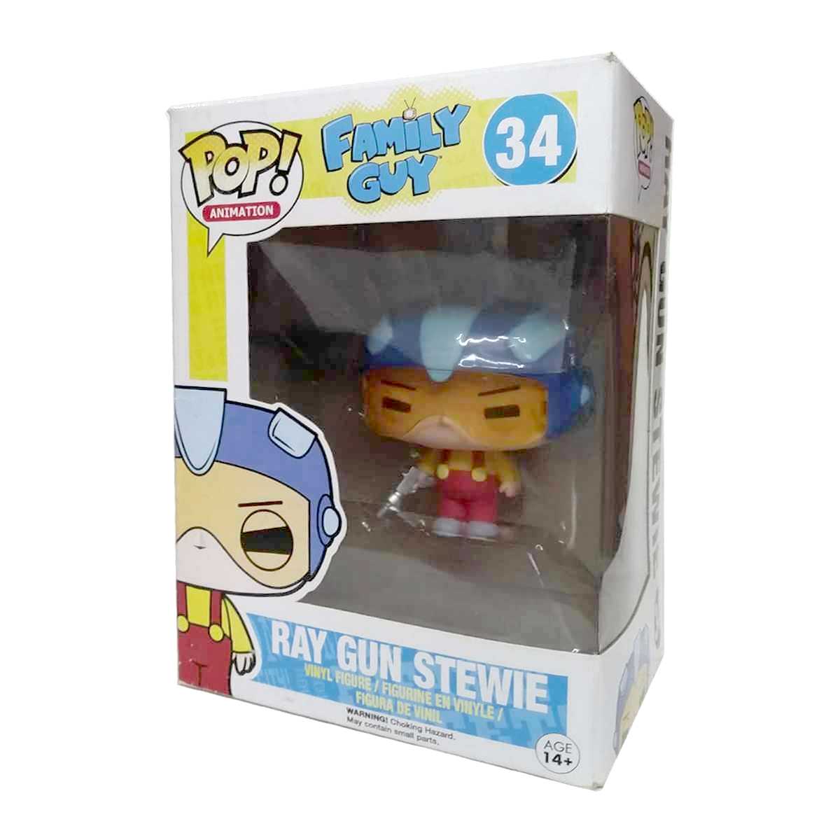 Funko Pop! Animation Family Guy Ray Gun Stewie vinyl figure número 34 Vaulted