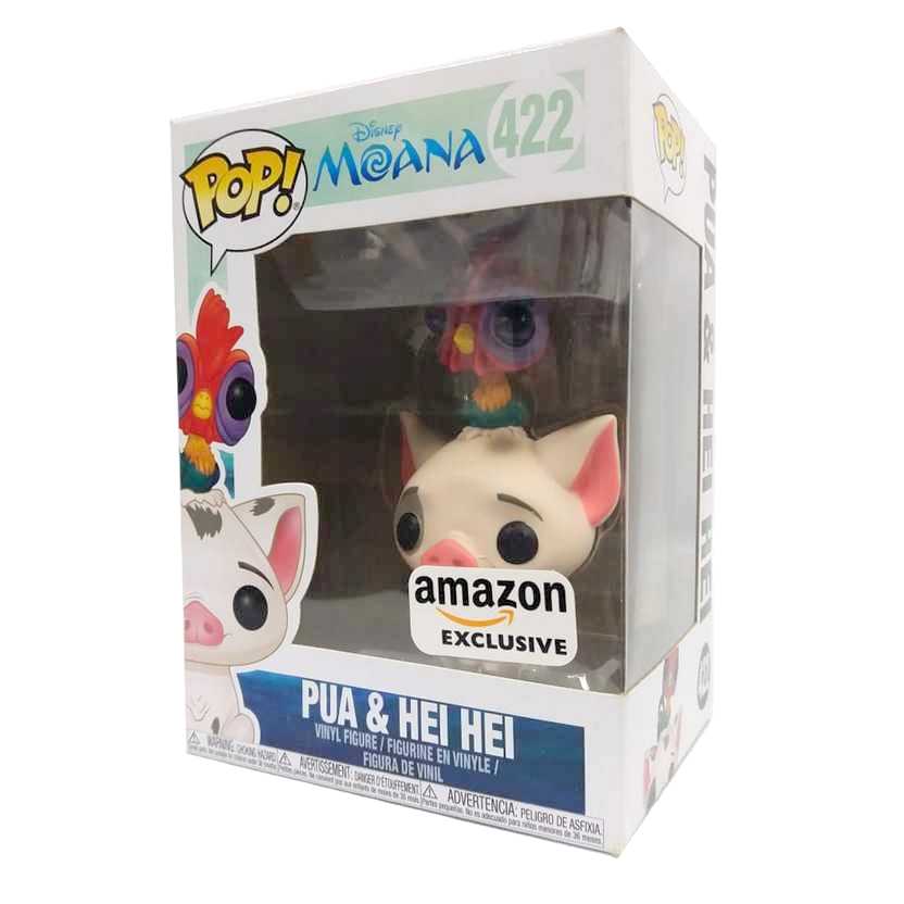 Funko Pop! Disney Moana Pua & Hei Hei Amazon Exclusive vinyl figue número 422