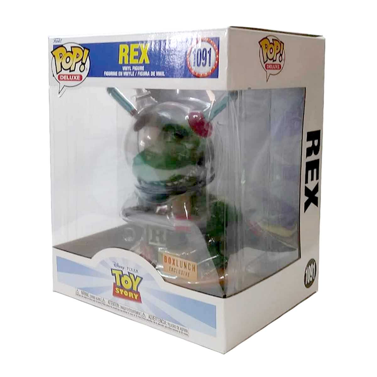 Funko Pop! Disney Pixar Deluxe Toy Story Rex vinyl figure número 1091 BoxLunch