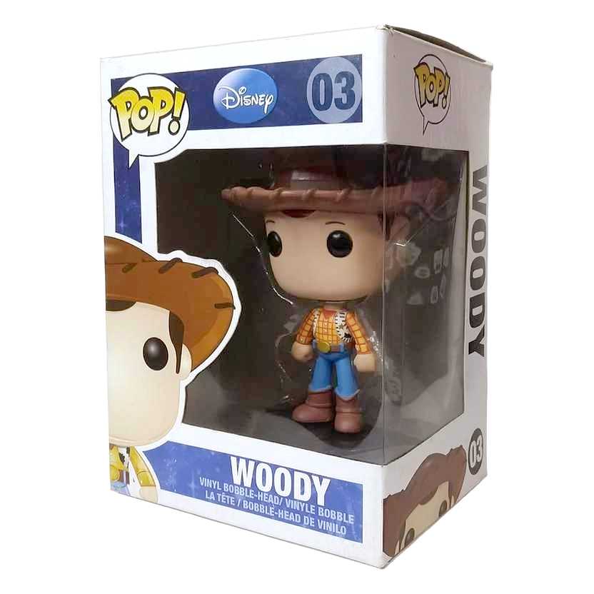 Funko Pop! Disney Toy Story Woody vinyl figure número 03 Vaulted Raridade