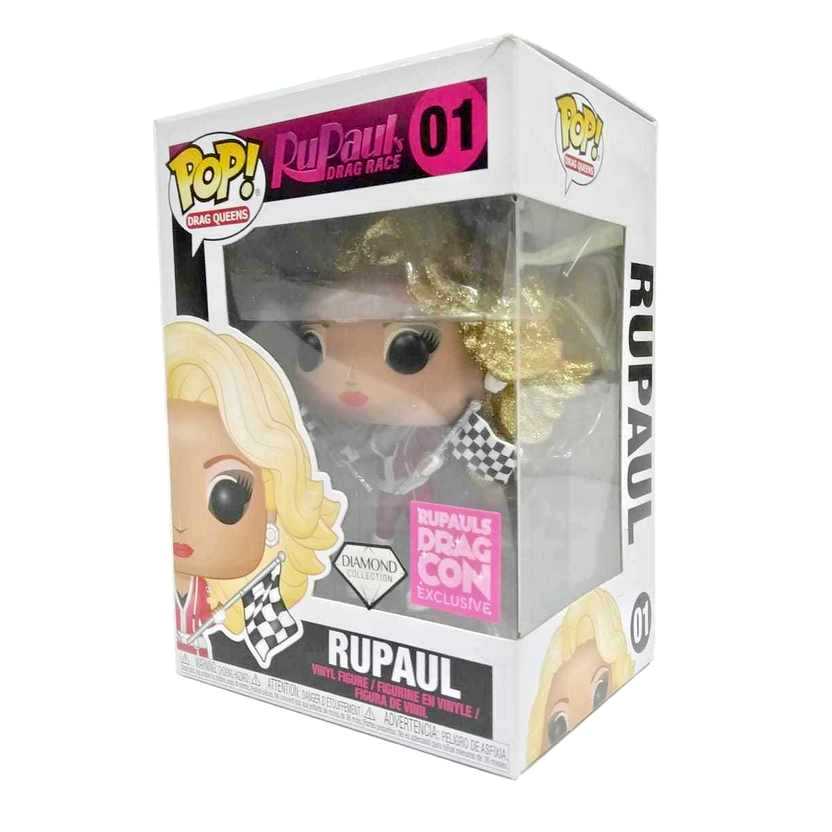 Funko Pop! Drag Queens RuPauls Drag Race Diamond Drag Con vinyl figure número 01