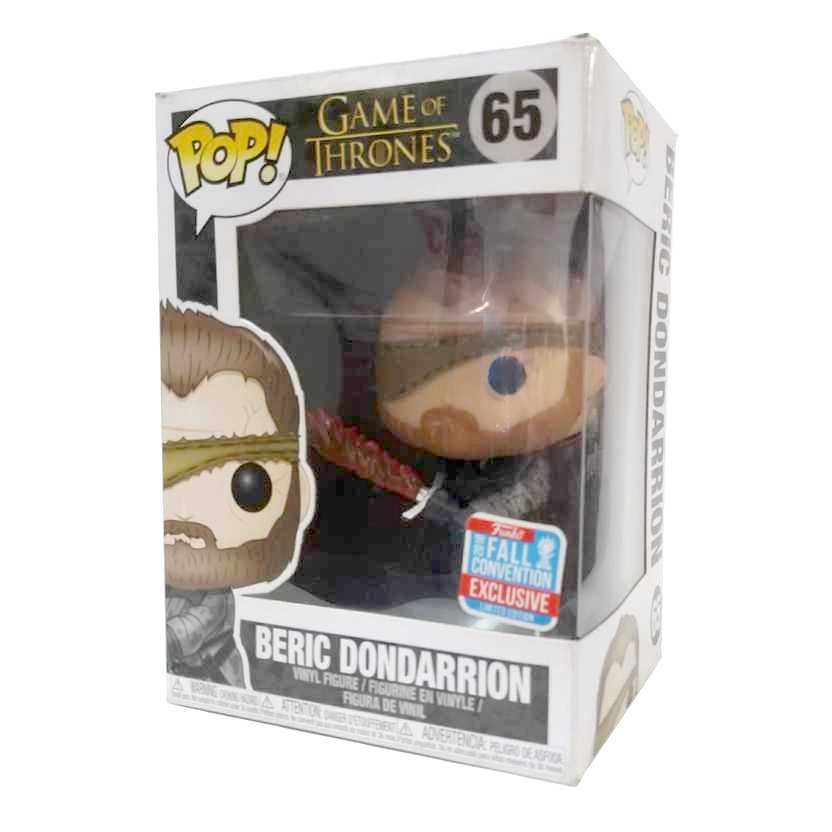 Funko Pop! Game of Thrones Beric Dondarrion 2018 Fall Convention número 65