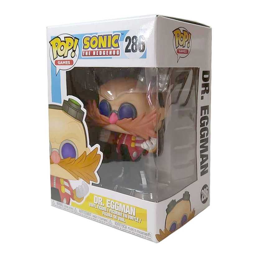 Funko Pop! Games Dr. Eggman do game Sonic The Hedgehog vinyl figure número 286