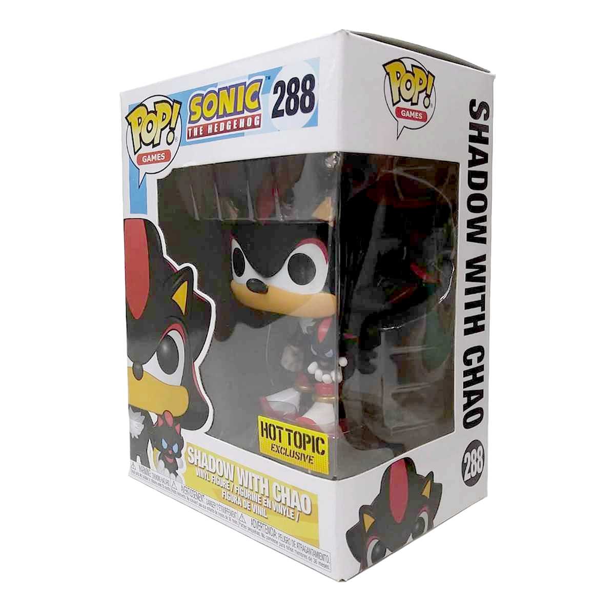 Funko Pop! Games Sonic The Hedgehog Shadow with Chao vinyl figure número 288
