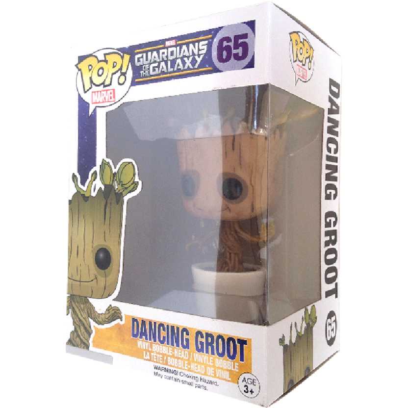 Funko Pop! Guardiões da Galáxia Dancing Groot Marvel Quardians of Galaxy número 65 Novo