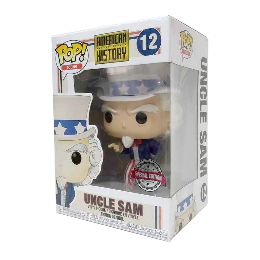 Funko Pop! Icons American History Uncle Sam Tio Sam vinyl figure número 12