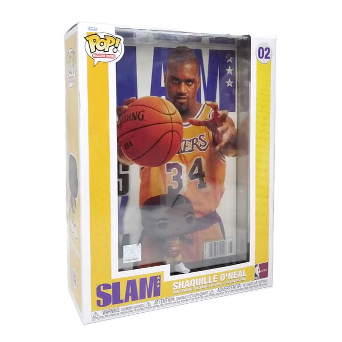 Funko Pop! Magazine Covers NBA Slam Shaquille Oneal Los Angeles Lakers figure número 02