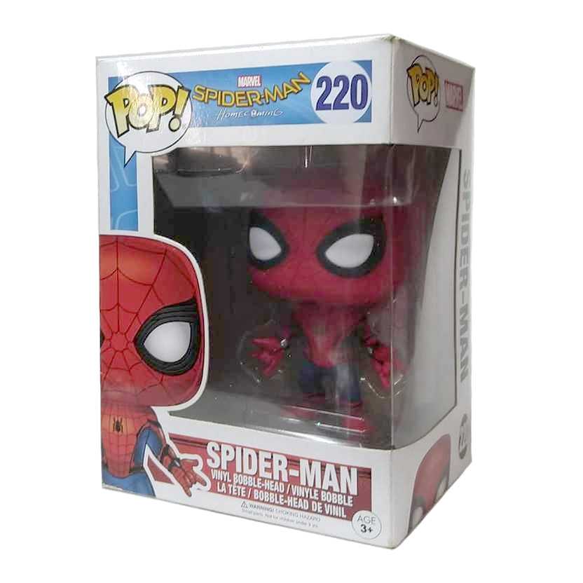 Funko Pop! Marvel Spider-Man Home Coming Homem Aranha vinyl figure número 220