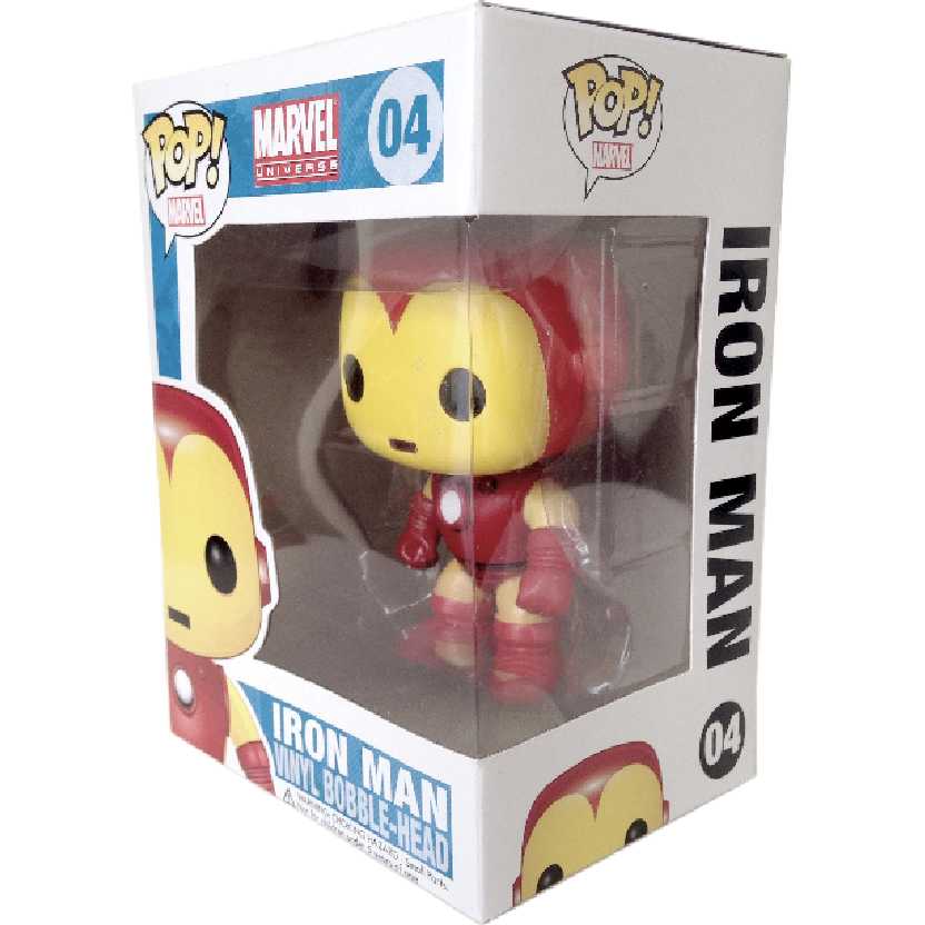 Funko Pop! Marvel Universe Iron Man (Homem de Ferro) número 04 Bobble-Head figure
