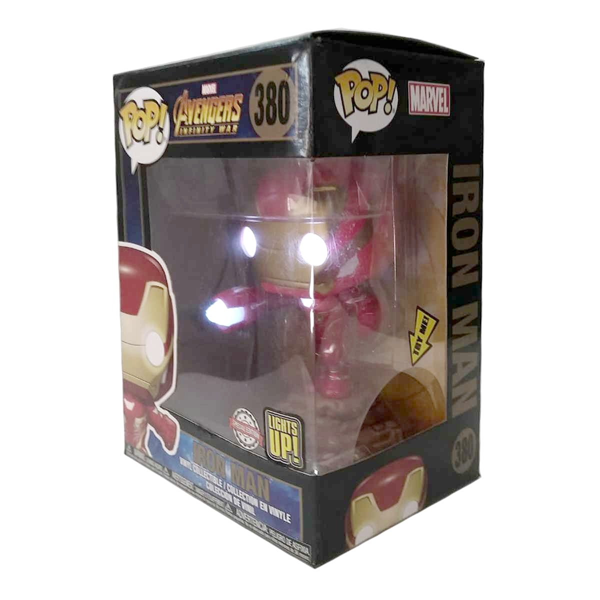 Funko Pop! Movies Avengers Infinity War Iron Man com led vinyl figure número 380