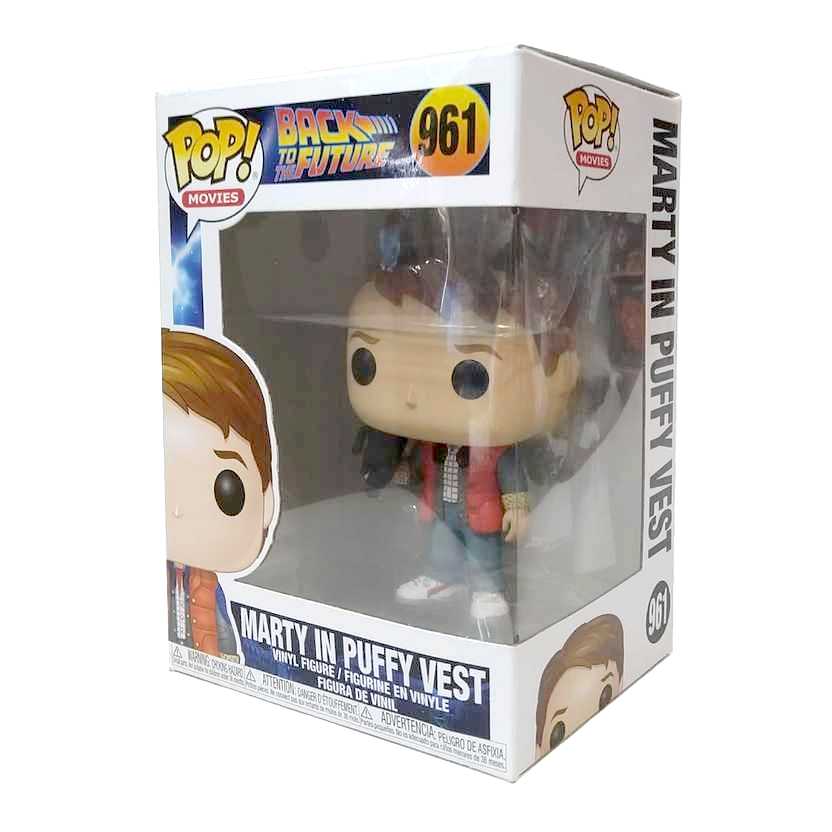 Funko Pop! Movies Back To The Future Marty in Puffy Vest vinyl figure número 961