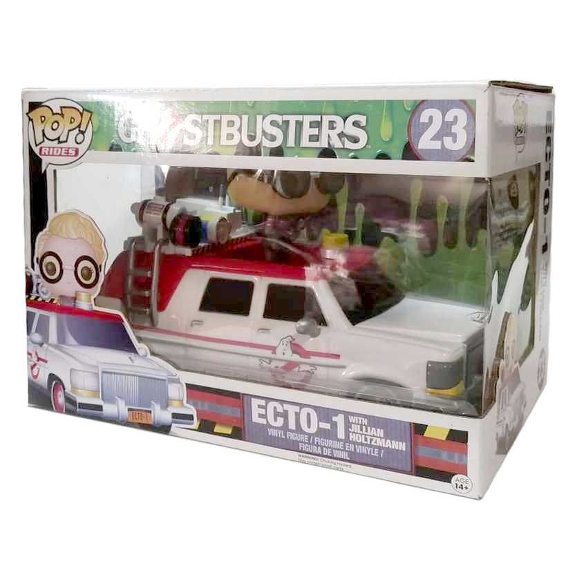 Funko Pop! Rides ECTO-1 Ghostbusters with Jullian Holtzmann figure número 23