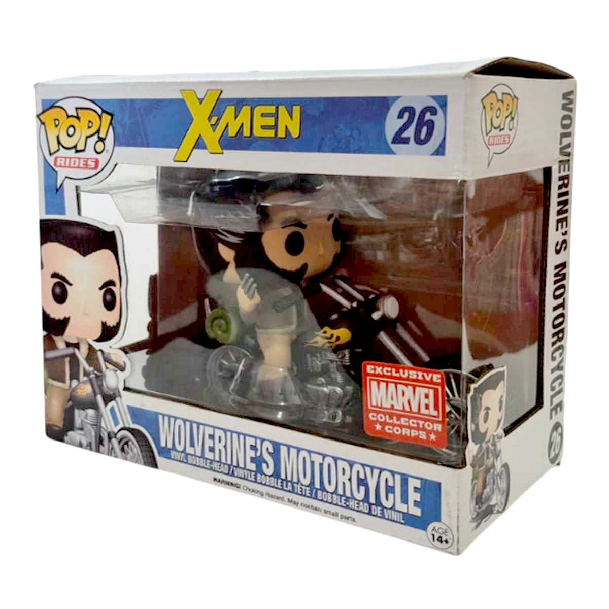 Funko Pop! Rides X-Men Moto do Wolverines Motorcycle vinyl figure número 26