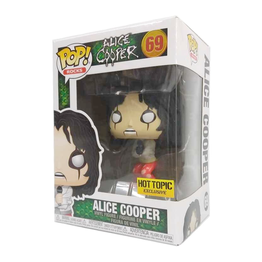 Funko Pop! Rocks Alice Cooper vinyl figure número 69 Hot Topic 