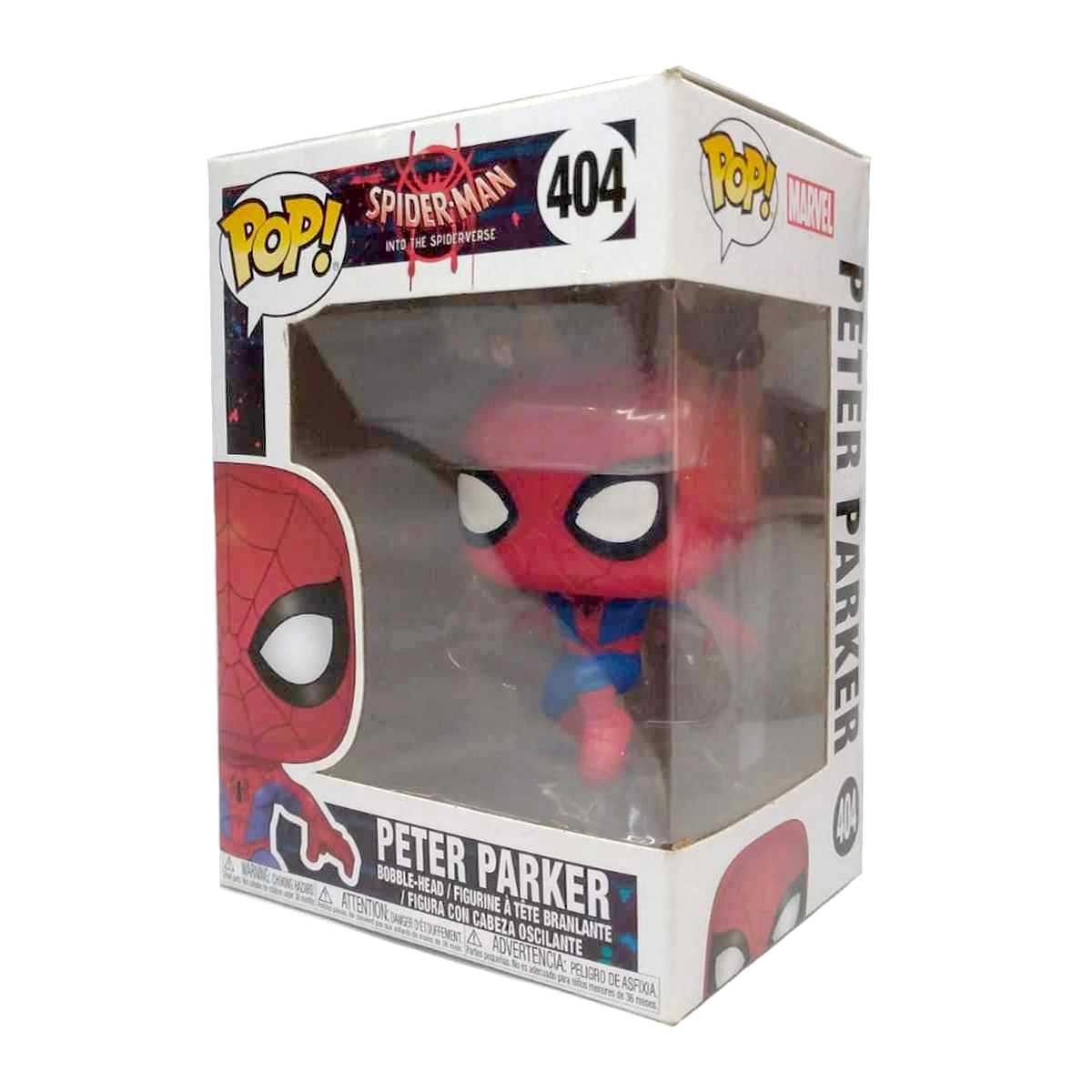 Funko Pop! Spider-Man in The Spider-Verse Peter Parker vinyl figure número 404