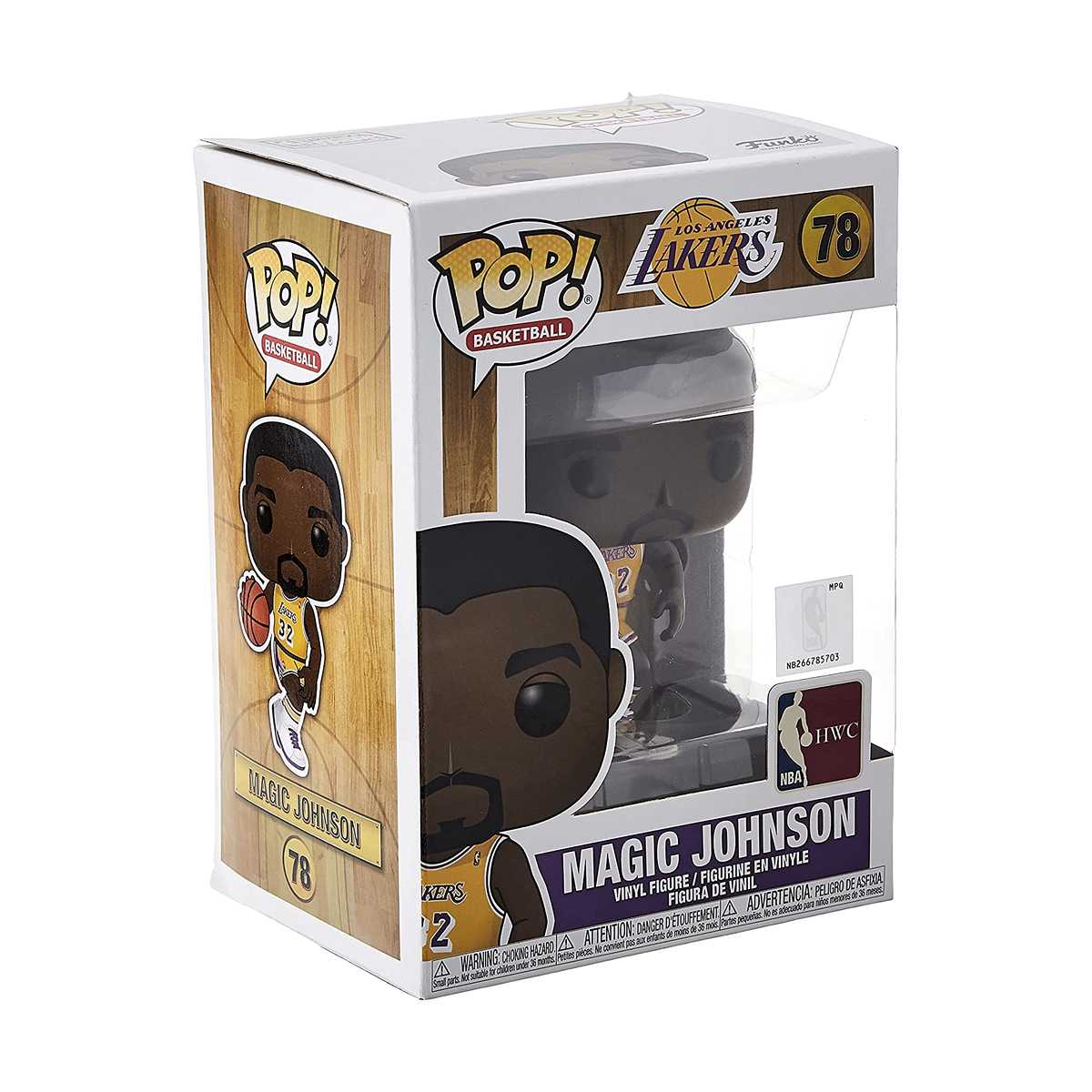 Funko Pop! Sports Basketball NBA Los Angeles Lakers Magic Johnson figure número 78