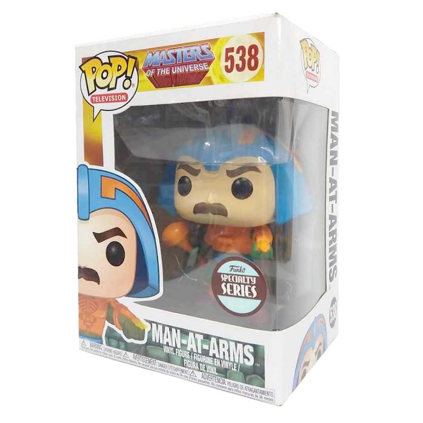 Funko Pop! Television Masters of The Universe He-man Mentor Man-at-Arms figure número 538