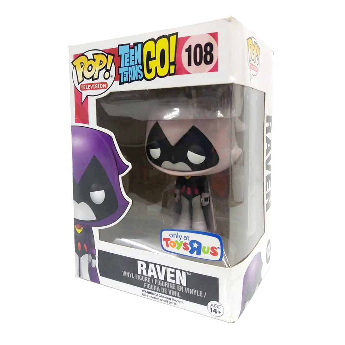 Funko Pop! Television Teen Titans Go! Raven vinyl figure número 108 Ravena ToysRus