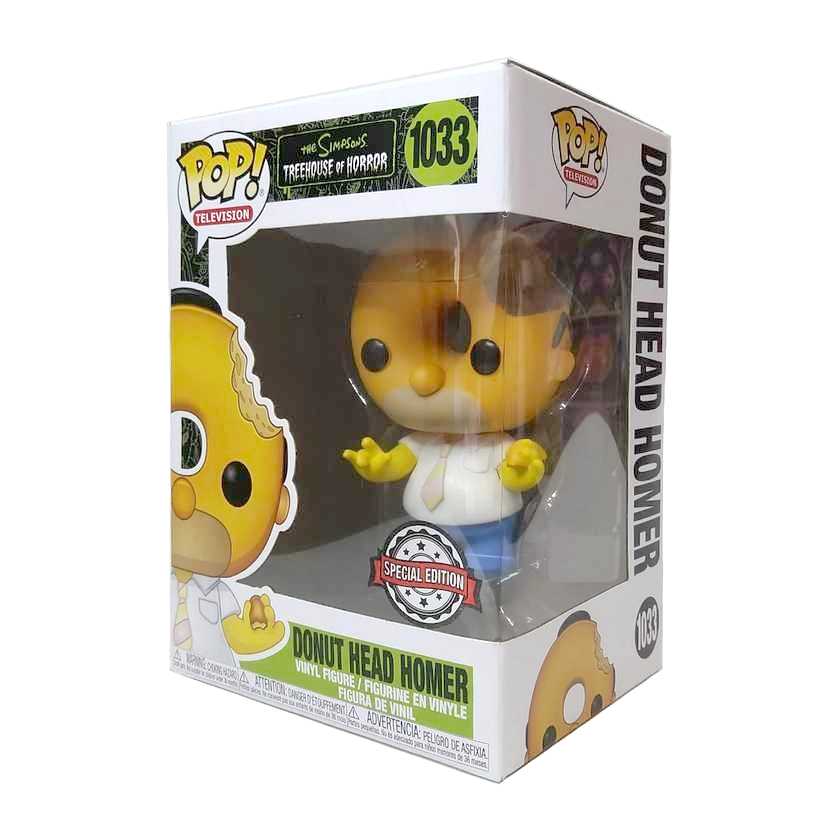 Funko Pop! Television The Simpsons Treeehouse of Horror Donut Head Homer #1033