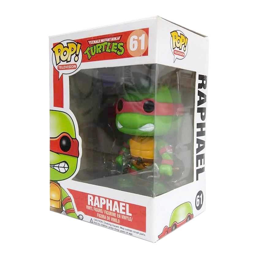 Funko Pop! TV Tartarugas Ninjas Teenage Mutant Ninja Turtles Raphael figure número 61