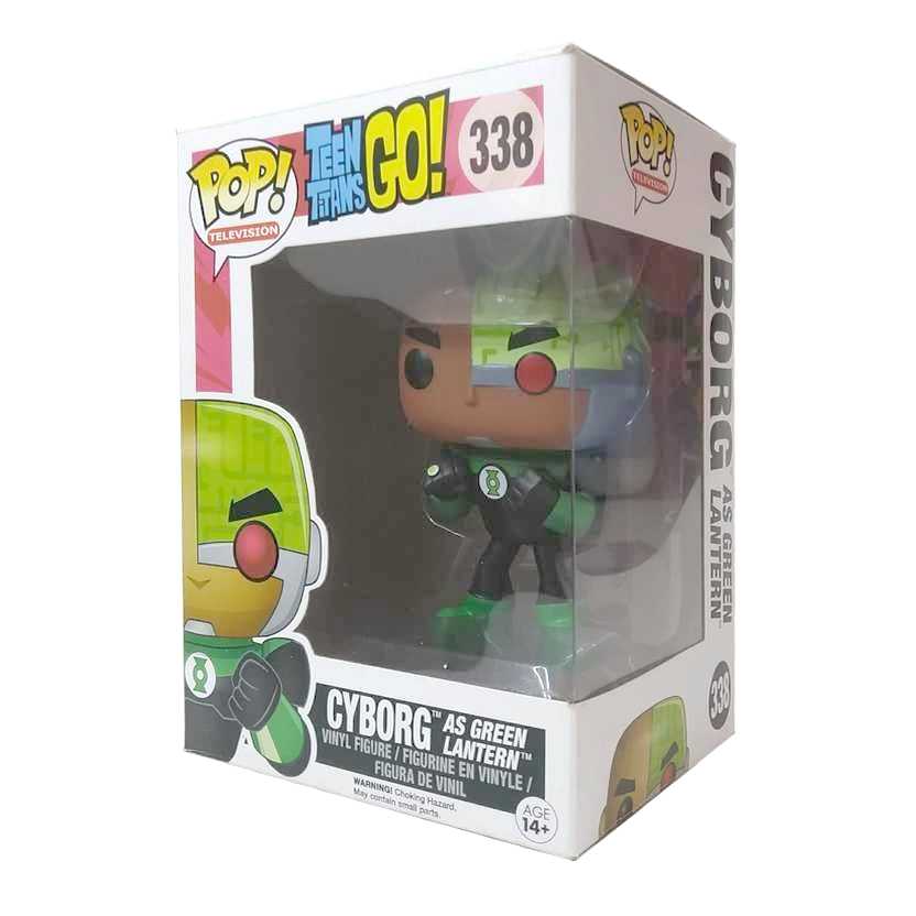 Funko Pop! TV Teen Titans Go! Cyborg as Green Lantern vinyl figure número 338 ToysRus