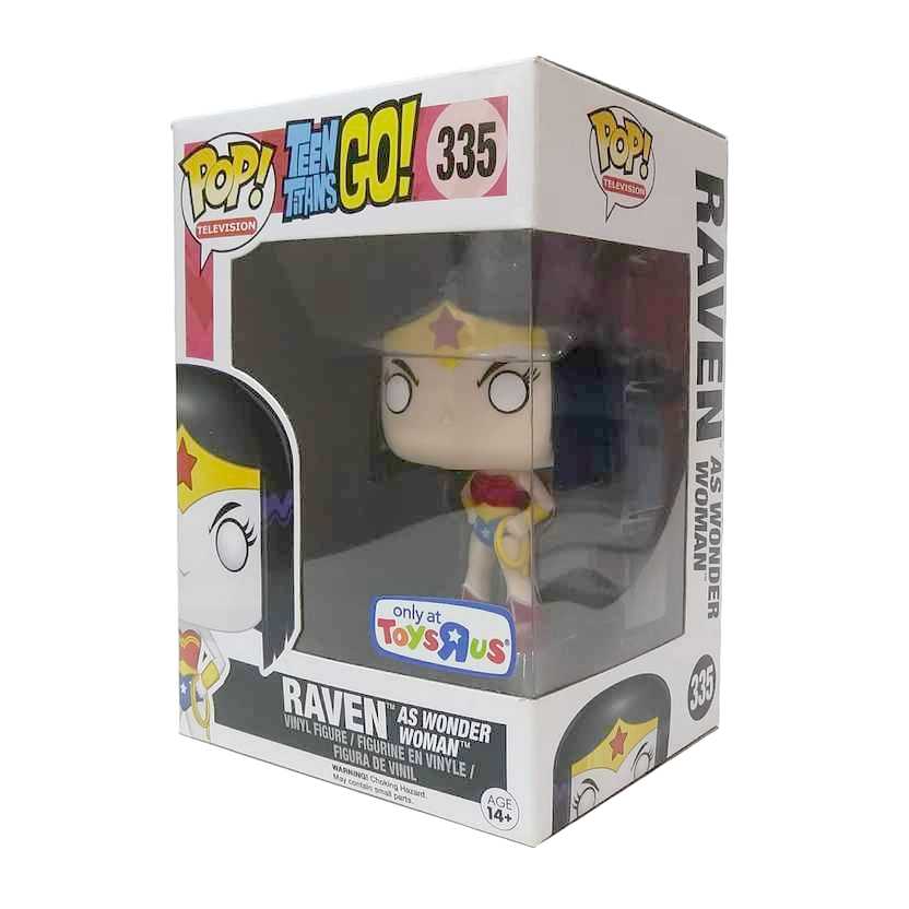 Funko Pop! TV Teen Titans Go! Raven as Wonder Woman vinyl figure número 335 ToysRus