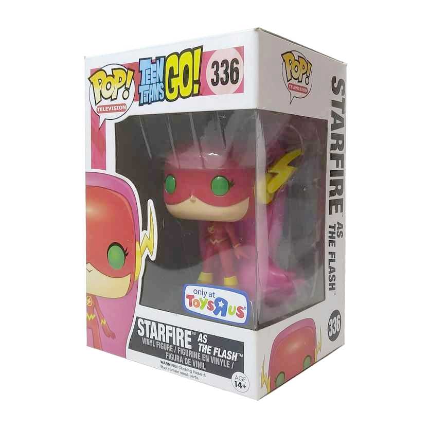 Funko Pop! TV Teen Titans Go! Starfire as The Flash Estelar vinyl figure número 336 ToysRus
