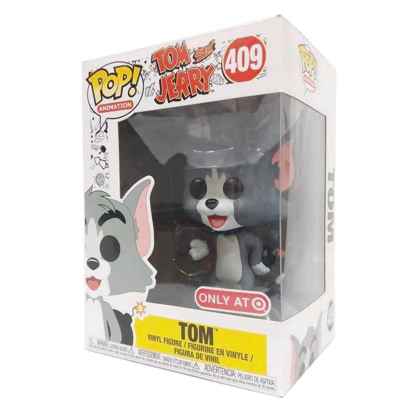 Funko Pop Animation Tom and Jerry Tom vinyl figure número 409 raridade Vaulted