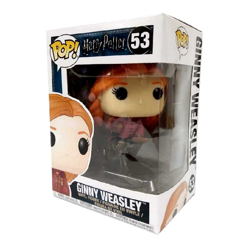 Funko Pop Ginny Weasley com vassoura vinyl figure número 53 Harry Potter Original 