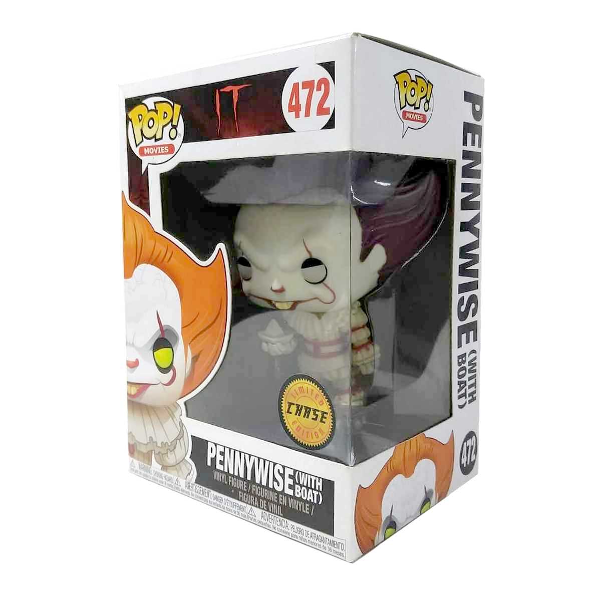 Funko Pop Movies IT CHASE A Coisa Pennywise with boat SEPIA vinyl figure número 472