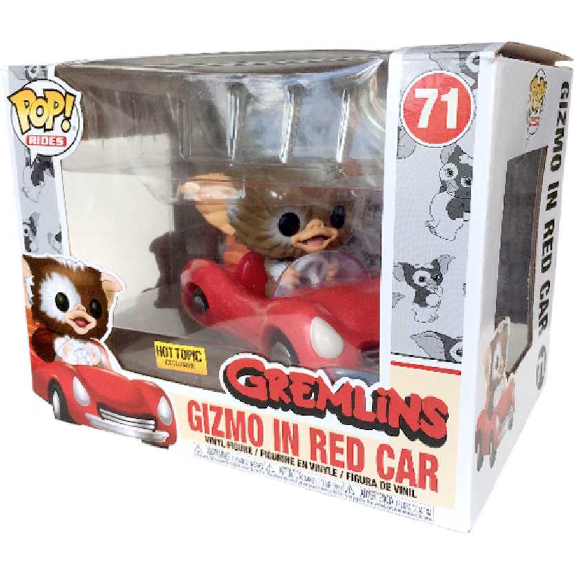 Funko Pop Rides Gizmo in red car (Gremlins) vinyl figure 71