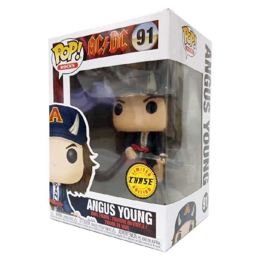 Funko Pop Rocks AC/DC Angus Young CHASE vinyl figure número 91