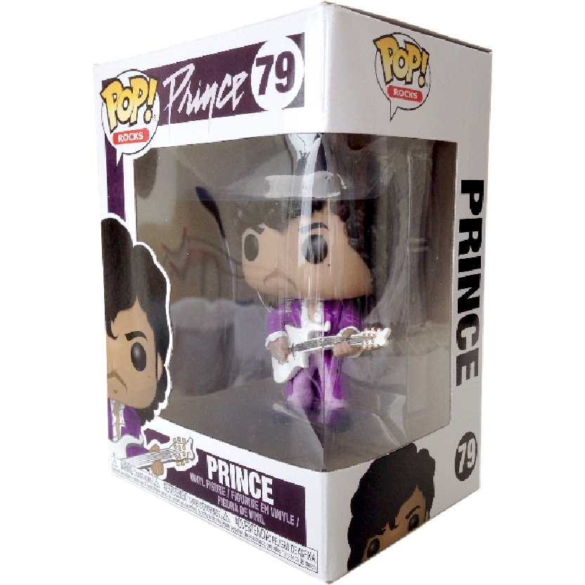 Funko Pop Rocks Prince Purple Rain vinyl figure número 79 Original