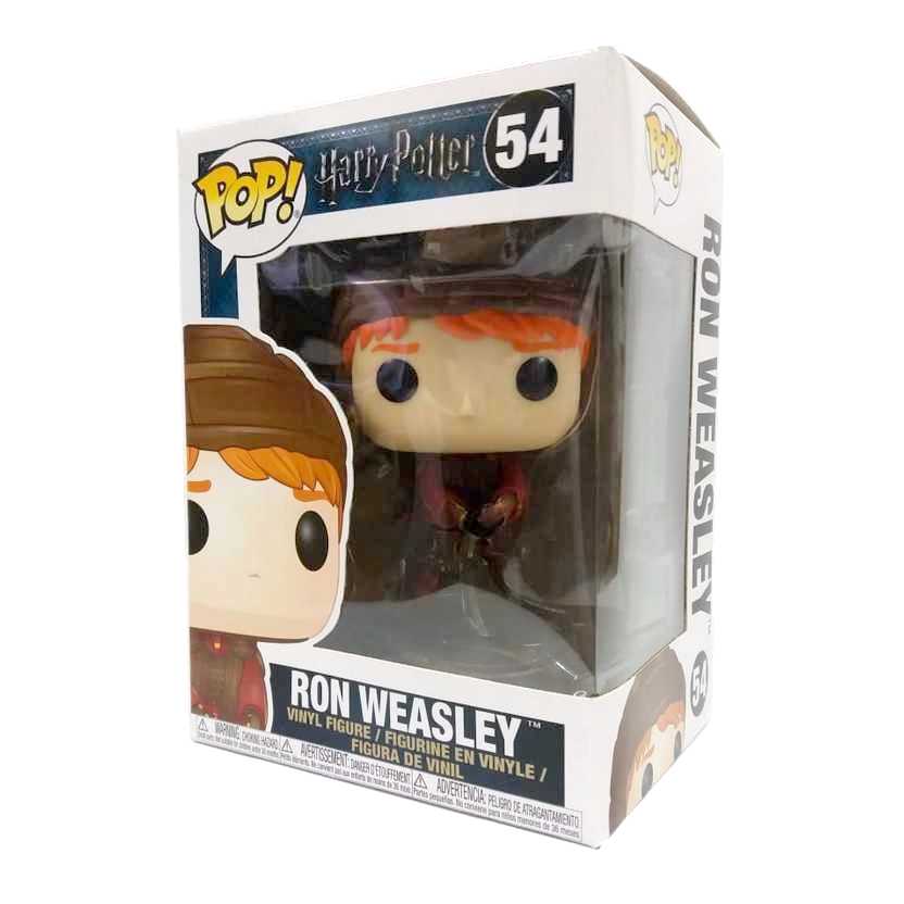 Funko Pop Ron Weasley com vassoura vinyl figure número 54 Harry Potter Original