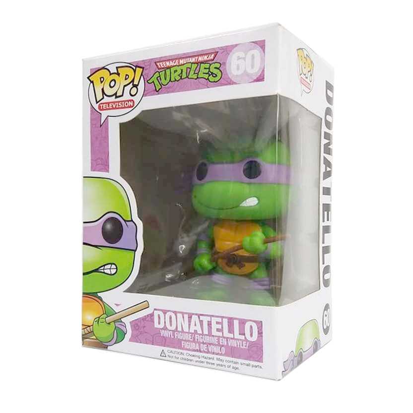 Funko Pop TV Tartarugas Ninjas Teenage Mutant Ninja Turtles Donatello figure número 60