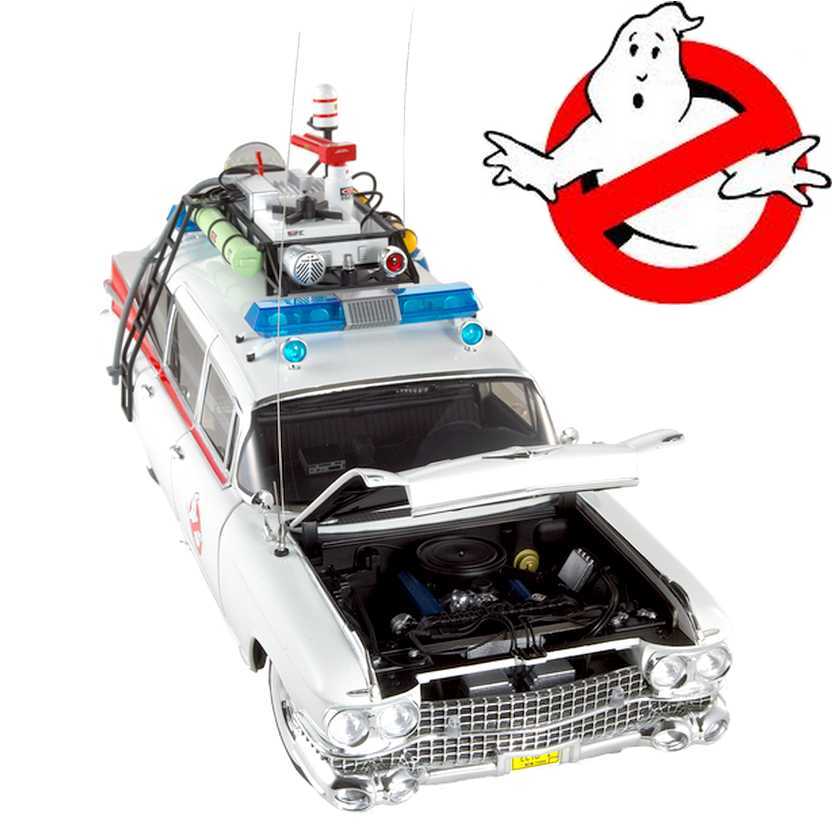 Ghostbusters ECTO-1 Caça Fantasmas Hot Wheels Elite Mattel escala 1/18
