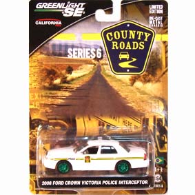 Green Machine :: Greenlight County Roads 1/64 Ford Crown Police (2008) R6 29710 