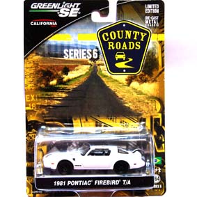Greenlight County Roads esc 1/64 Pontiac Firebird Trans Am (1981) 1/64 R6 29710