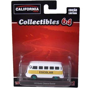 Greenlight Green Machine California Toys Collectibles 64 VW Kombi Escolar 1/64