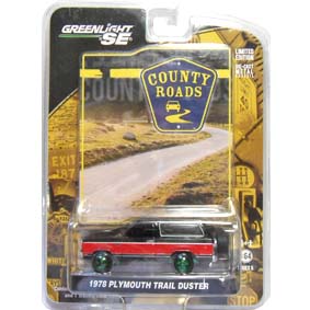 Greenlight Green Machine County Roads 1978 Plymouth Trail Duster R5 29690 1/64