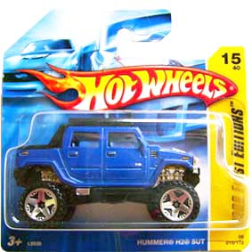 Guia Hot Wheels 2008 Hummer H2 SUT azul L9930 series 15/40 015/172