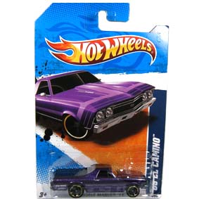 Guia Hot Wheels 2011 68 El Camino roxo V5218 series 4/10 104/244